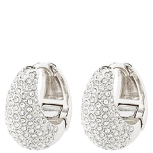 Pilgrim Focus Silver Hoop Earrings