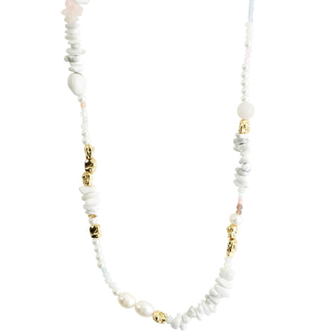 Pilgrim Force Gold Multi Bead Necklace
