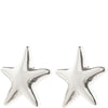 Pilgrim Force Silver Starfish Stud Earrings