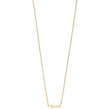 Pilgrim Gold Love Pendant Necklace