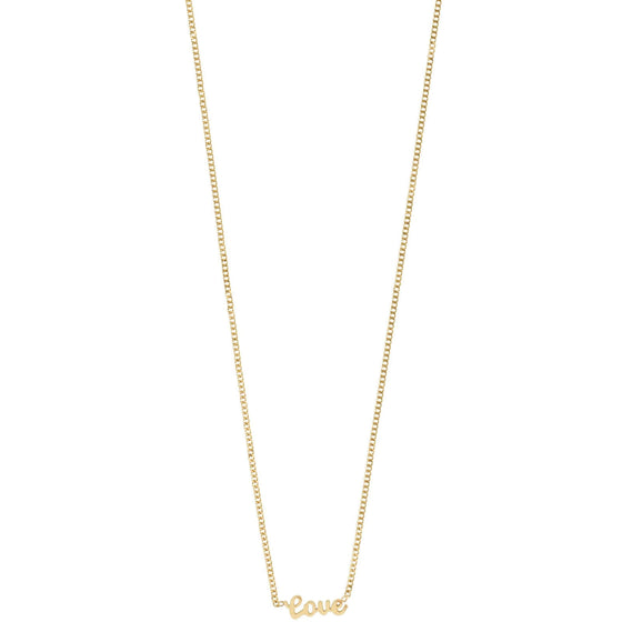 Pilgrim Gold Love Pendant Necklace