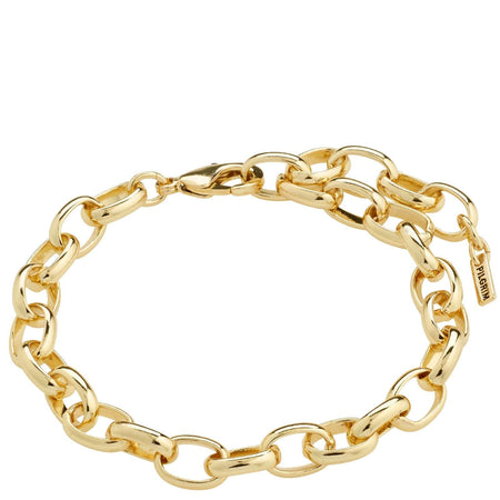 Pilgrim Gold Round Link Charm Bracelet