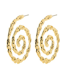 pilgrim-ladies-gold-large-swirl-earrings