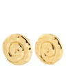 large gold stud earrings