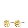 Pilgrim Iben Gold Tree Of Life Stud Earrings