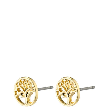 Pilgrim Iben Gold Tree Of Life Stud Earrings