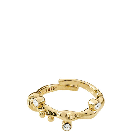 Pilgrim Iwona Gold Twist Ring