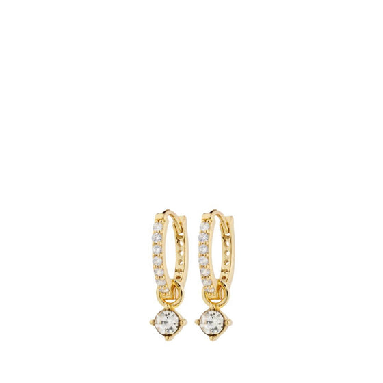 pilgrim-joa-gold-clear-crystal-hoop-earrings