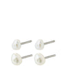 pilgrim-johanne-silver-pearl-stud-earrings-set