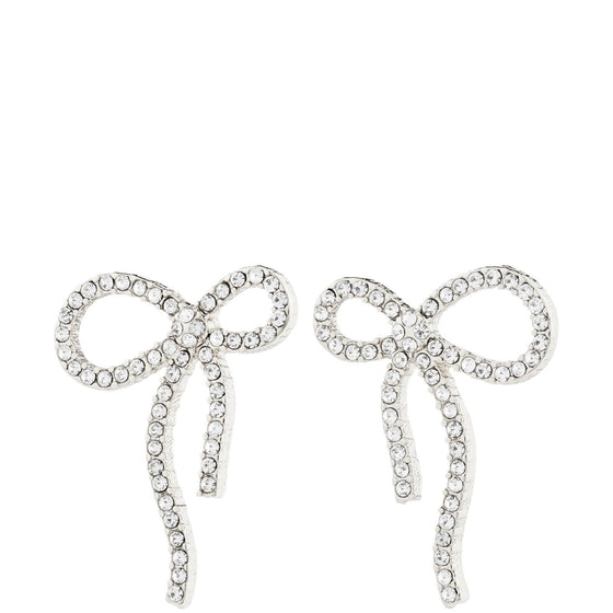 pilgrim-jolanta-silver-crystal-bow-stud-earrings