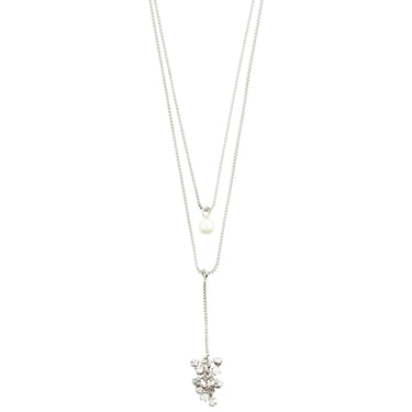 Pilgrim Jolene Crystal Silver Dainty Necklace