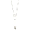 Pilgrim Jolene Crystal Silver Dainty Necklace