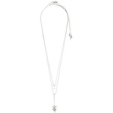 Pilgrim Jolene Crystal Silver Dainty Necklace