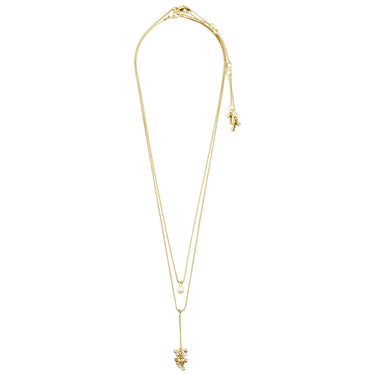 Pilgrim Jolene Crystal Gold Dainty Necklace