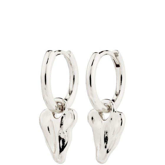 pilgrim-jules-silver-small-hoop-heart-charm-earrings