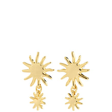 pilgrim-lyricus-gold-sun-earrings