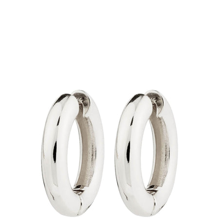 Pilgrim Marlo Silver Chunky Full Hoop Earrings