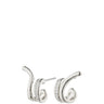 Pilgrim Nadine Silver Small Crystal Hoop Earrings