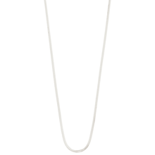 White necklace on a white background