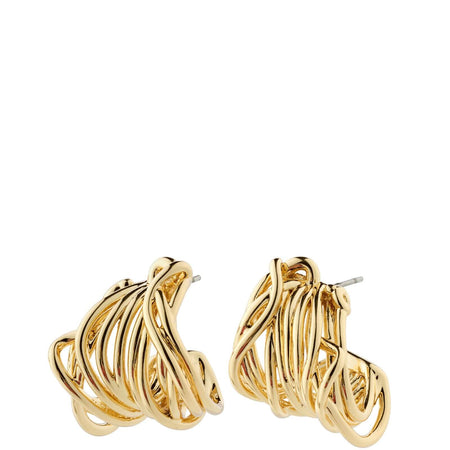 Pilgrim Pamela Gold Hoop Earrings