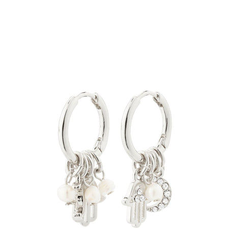 Pilgrim Prucence Silver Small Hoop Earrings