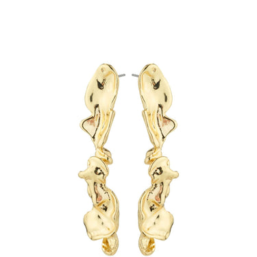 Pilgrim Pulse Statement Gold Earrings