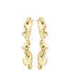 Pilgrim Pulse Statement Gold Earrings