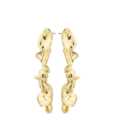 Pilgrim Pulse Statement Gold Earrings