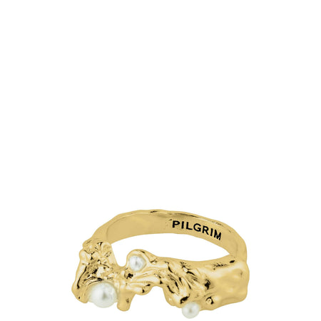 Pilgrim Raelynn Gold Pearl Ring