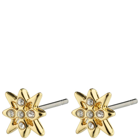 Pilgrim Rain Gold Stud Earrings