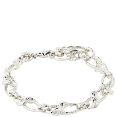 Pilgrim Rani Silver Twist Link Bracelet