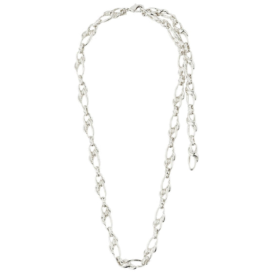 Pilgrim Rani Silver Twist Link Necklace