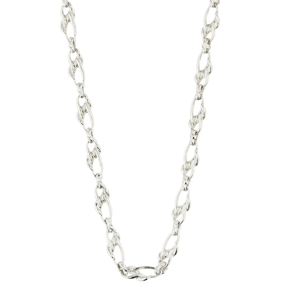 Pilgrim Rani Silver Twist Link Necklace