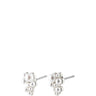 Pilgrim Relando Silver Pearl Stud Earrings
