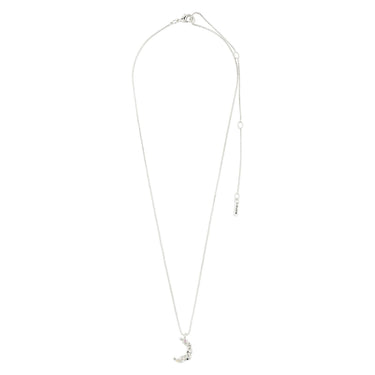 Pilgrim Remy Silver Crystal Moon Necklace