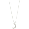 Pilgrim Remy Silver Crystal Moon Necklace
