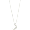 Pilgrim Remy Silver Crystal Moon Necklace