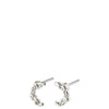 Pilgrim Remy Silver Small Moon Stud Earrings