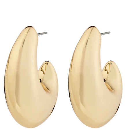 Pilgrim Rory Gold Mega Chunky Statement Hoop Earrings