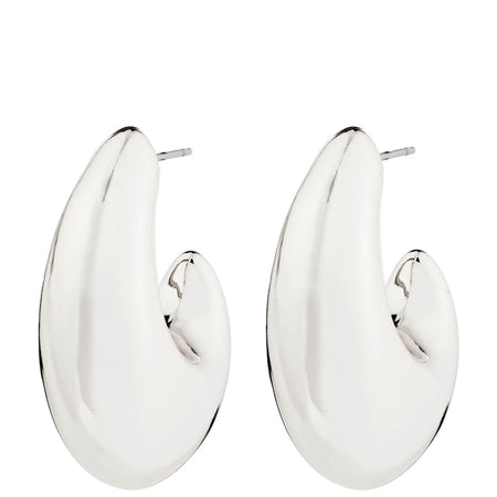 Pilgrim Rory Silver Mega Chunky Statement Hoop Earrings