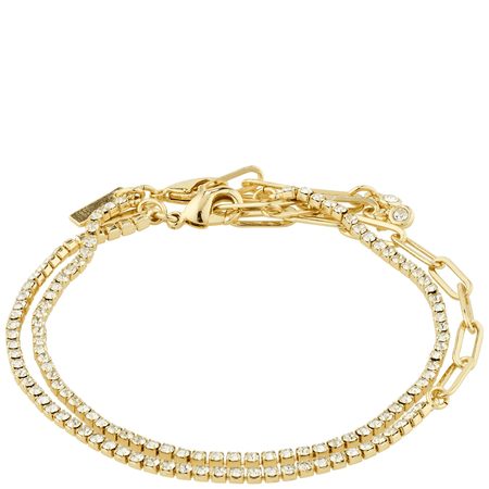 Pilgrim Rowan 2-in-1 Gold Layered Bracelet