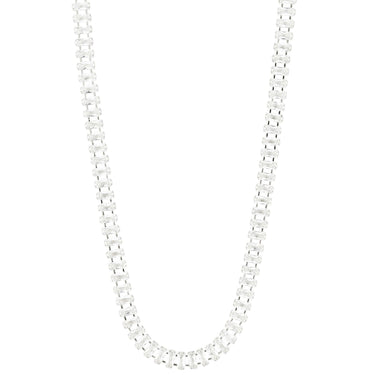 Pilgrim Rue Silver Crystal Necklace