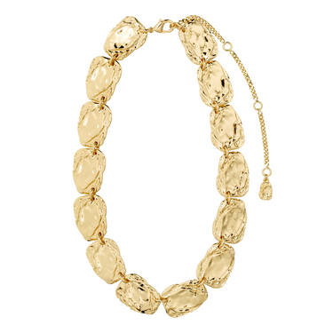 pilgrim-shift-gold-textured-discs-necklace