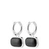 pilgrim-silver-black-now-hoop-earrings