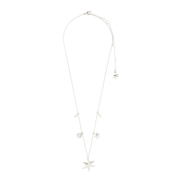 Pilgrim Silver Prism Sun Necklace