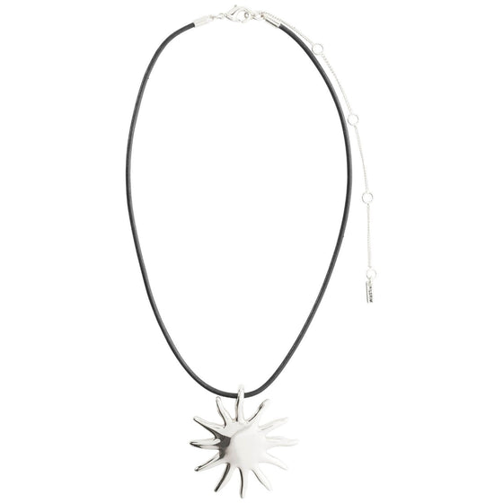 Pilgrim Silver Sun Necklace