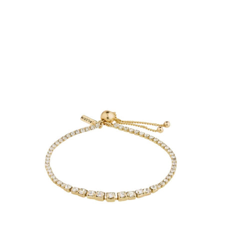 Pilgrim Sky Gold Clear Crystal Bracelet