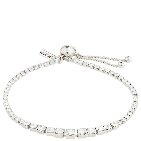 Pilgrim Sky Silver Clear Crystal Bracelet