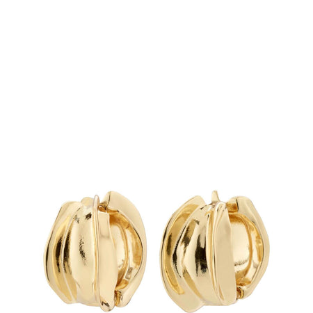 Pilgrim Stay Gold Hoop Earrings