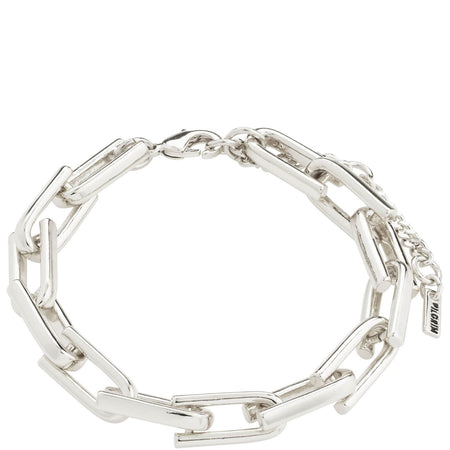 Pilgrim Stay Silver Chunky Link Bracelet